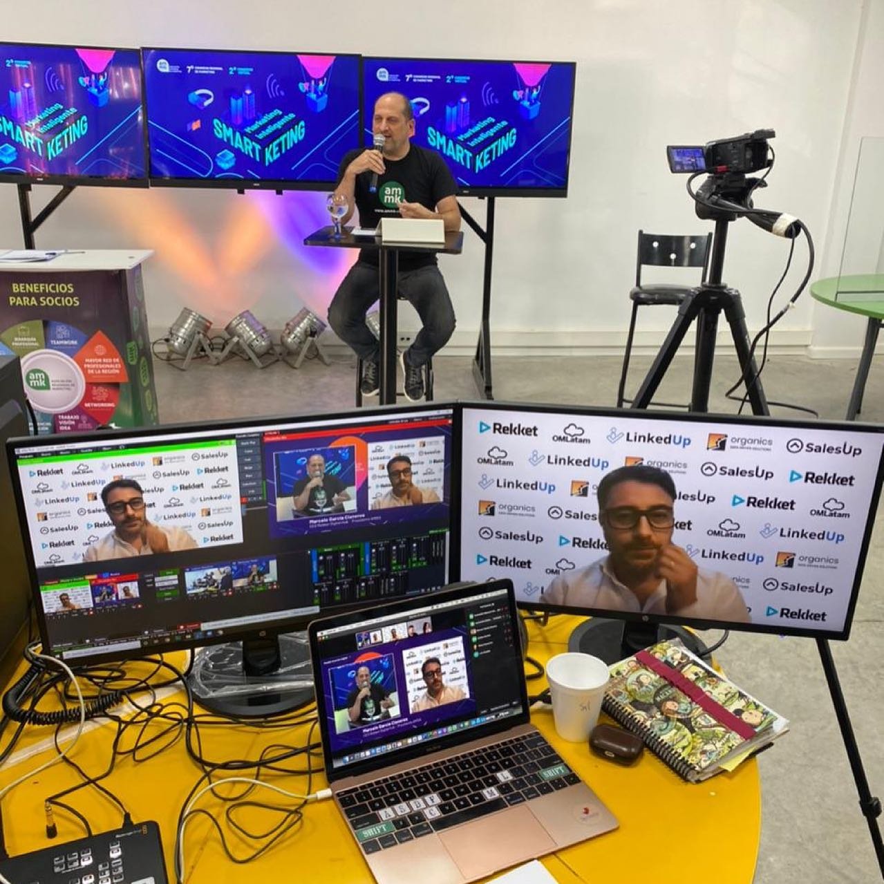 Streaming del Congreso de Marketing.